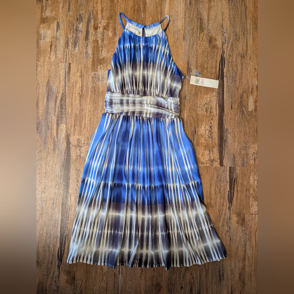 Nwt Maggy London Sleeveless Dress Size 10 W/Pockets